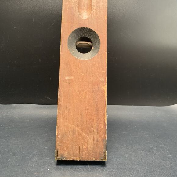 Antique Vintage Stanley New Britain USA No. 13 Wood & Brass 3 Bubble Level 30” - Picture 9 of 15